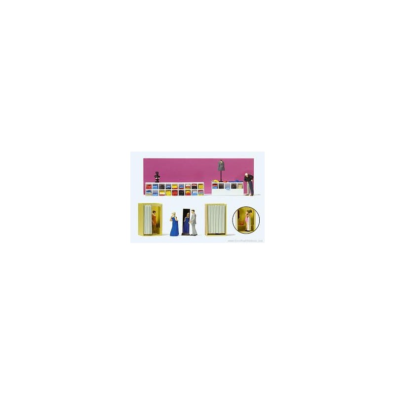 Comprando ropa. PREISER 10628 Comprando ropa. PREISER 10628