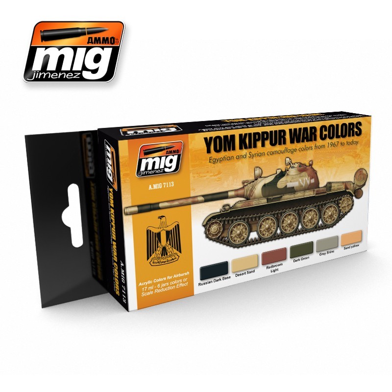 Set de colores de la Guerra del Yom Kippur. AMIG 7113 Set de colores de la Guerra del Yom Kippur. AMIG 7113