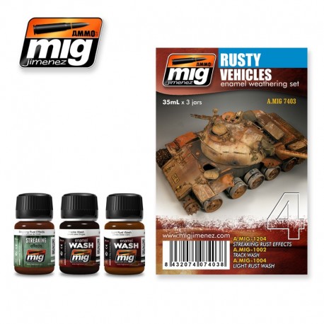 Rusty Vehicles Set. AMIG 7403