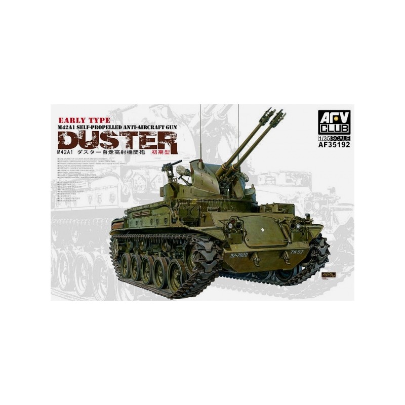 M42A1 self-propelled anti-aircraft gun Duster. AFV CLUB 35192