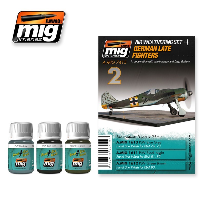 German Late Fighters Set. AMIG 7415 German Late Fighters Set. AMIG 7415