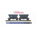 Set of two coal hoppers, TRANORD, SNCF. MABAR 86204