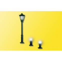 Iluminação de jardim.