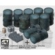 German fuel drums. AFV CLUB 35266