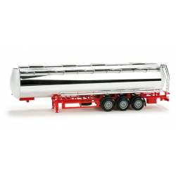 Chromium plated foodtank trailer. HERPA 076180