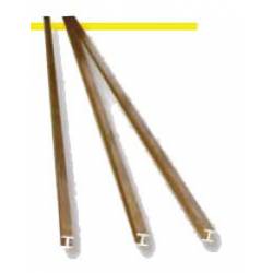 Brass profile H. 3,5 x 3,5 mm.