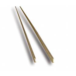 Brass profile I. 2 x 1 mm.
