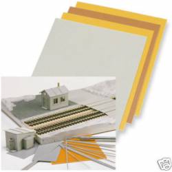 Placas para construção de edifícios.