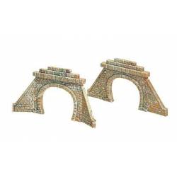 2 Tunnel portals.