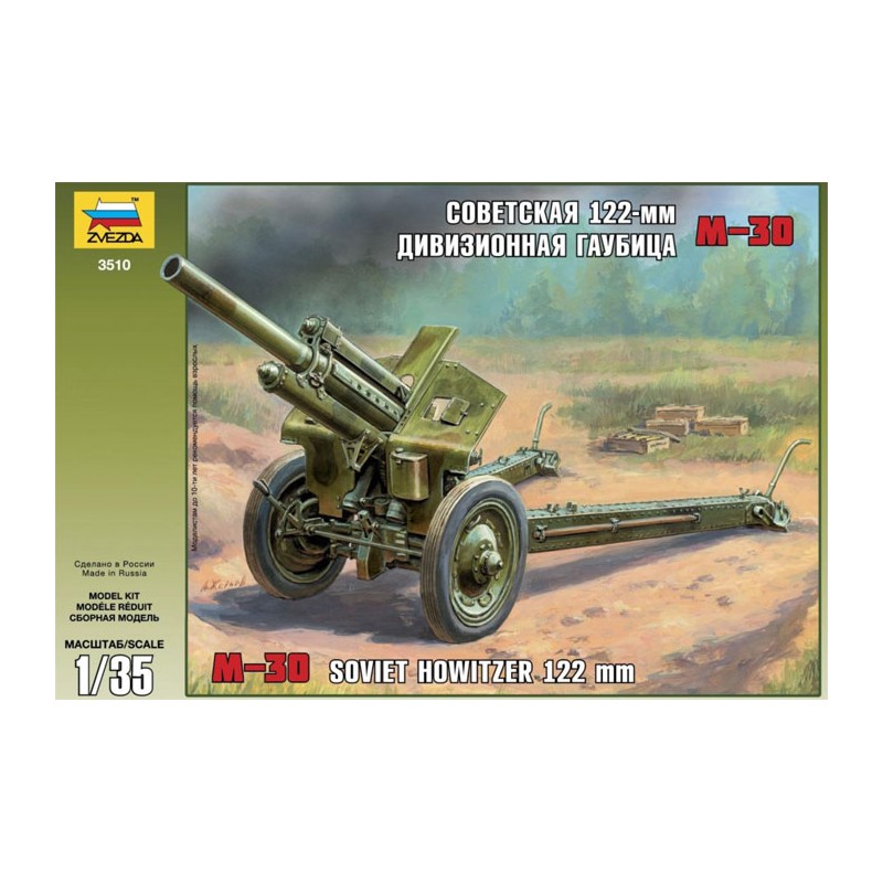 Obús soviético M-30 1200 mm. ZVEZDA 3510