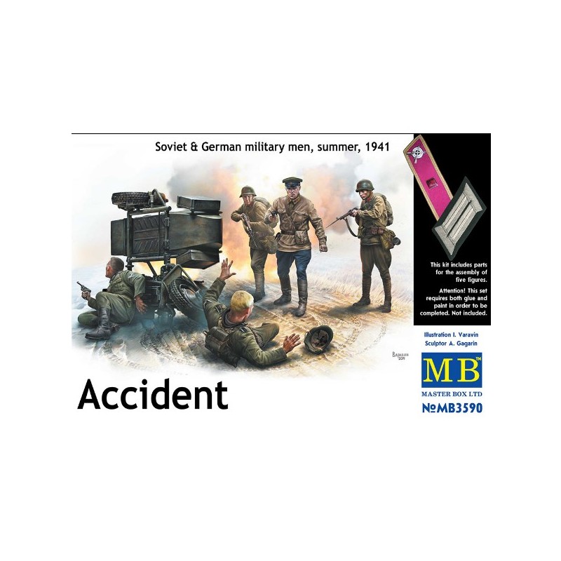 Accidente en Frente del Este, 1941. MASTER BOX 3590