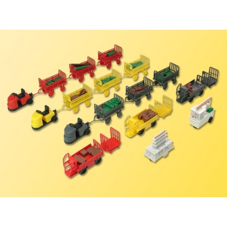 Trolley assortment. KIBRI 37530