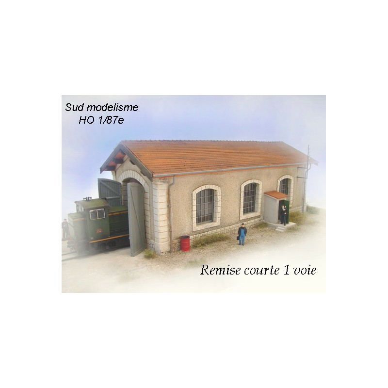 Depósito para una locomotora. PN SUD MODELISME 8795