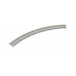 Rayon de voie double incurvé 438 mm.