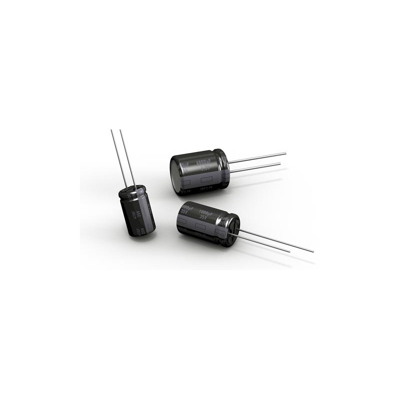 Electrolitic capacitor, 470uF - 35V. 5 units