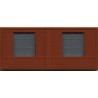 Muros de ladrillo con ventanas. DPM 60105