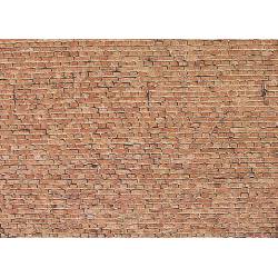 Wall card, clinker brick. FALLER 170607