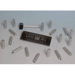 Outil « Punch and Matrice ». De 0,5 à 2 mm.