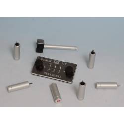 Utensile esagonale "Punzone e matrice".