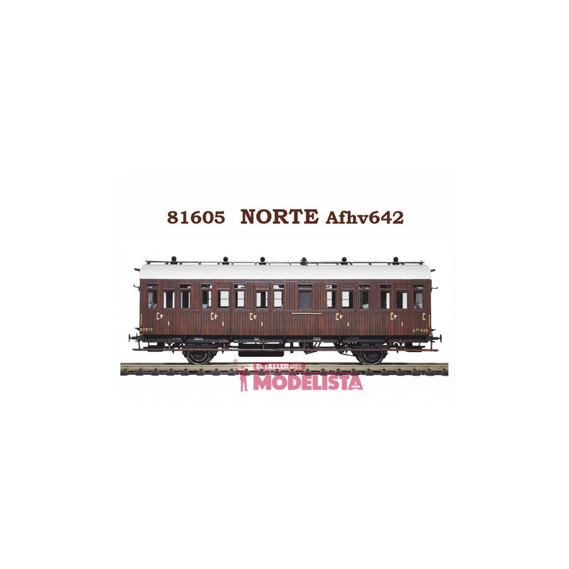 Coche de 1ª clase AFHV 642, NORTE. MABAR 81605