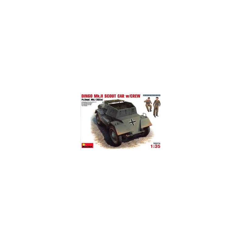 Dingo Mk. II con tripulación. MINIART 35074 Dingo Mk. II con tripulación. MINIART 35074