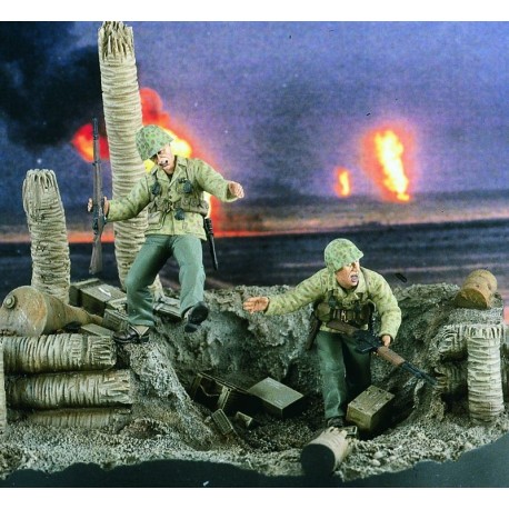 US Marines. Under fire! VERLINDEN 2131