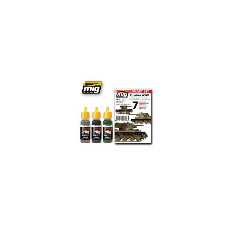 Set para camuflajes rusos. AMIG 7136 Set para camuflajes rusos. AMIG 7136