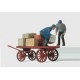 Loading workers with cart. PREISER 28084
