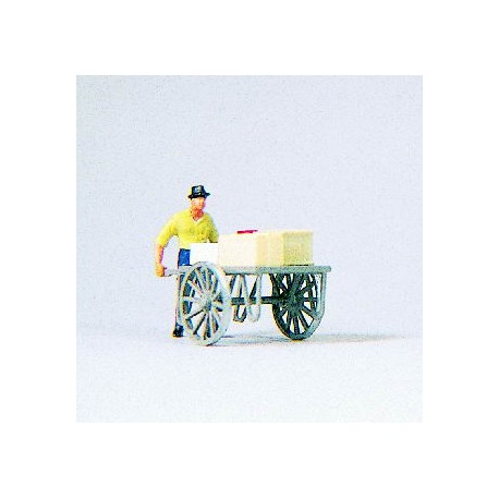 Man with cart. PREISER 28036