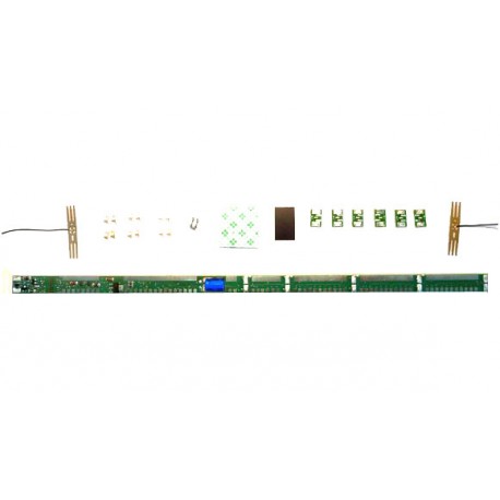 Universal led lighting kit for 4-axled wagons. ROCO 40420