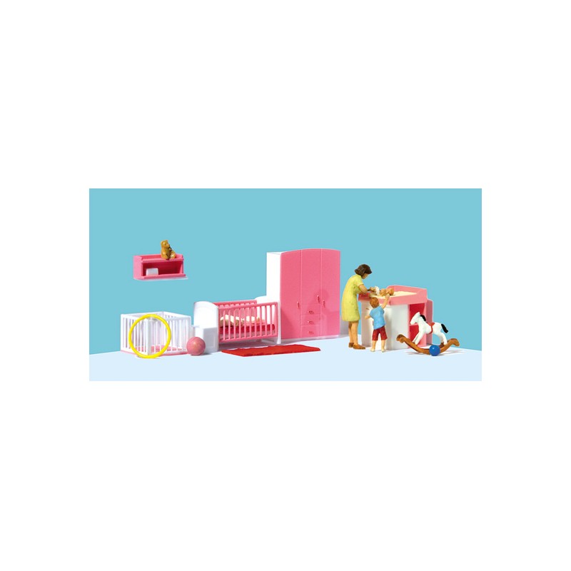 Nursery furniture. PREISER 10645 Nursery furniture. PREISER 10645