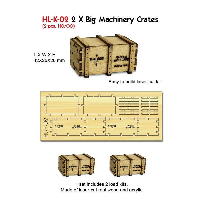 Wooden crates. PROSES HL-K-02