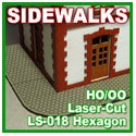 Sidewalks, hexagon. PROSES LS-018