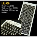 Letras y números. PROSES LSL-A50