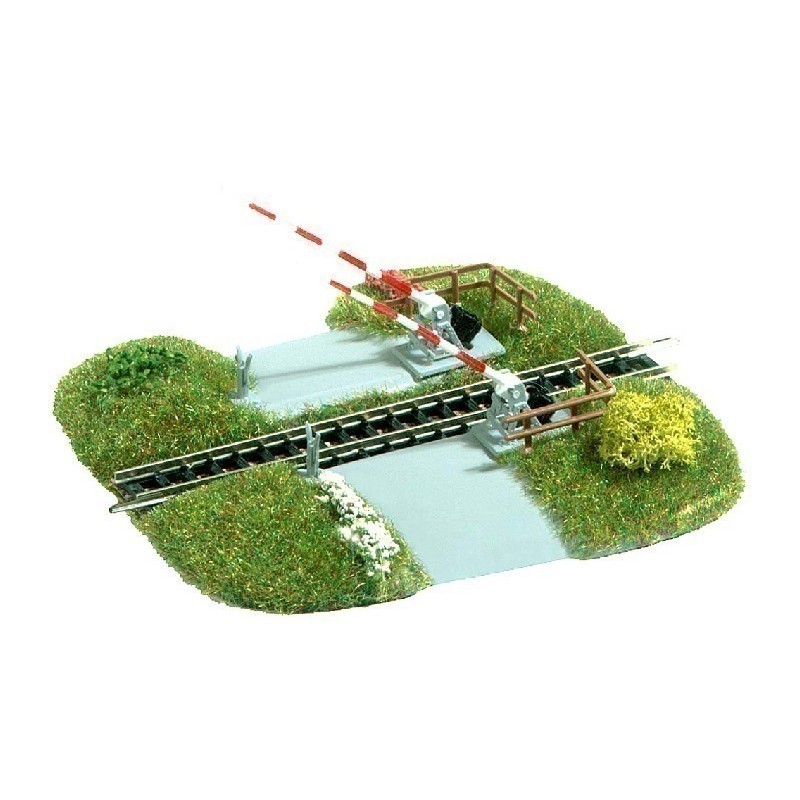 Paso a nivel decorado. BUSCH 8023