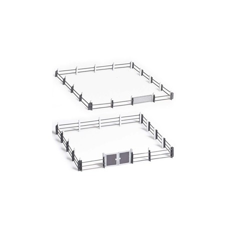 Modern Steel Pipe Fence. BUSCH 1022