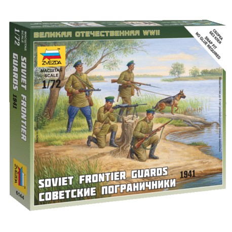 Soviet Frontier guards. ZVEZDA 6144