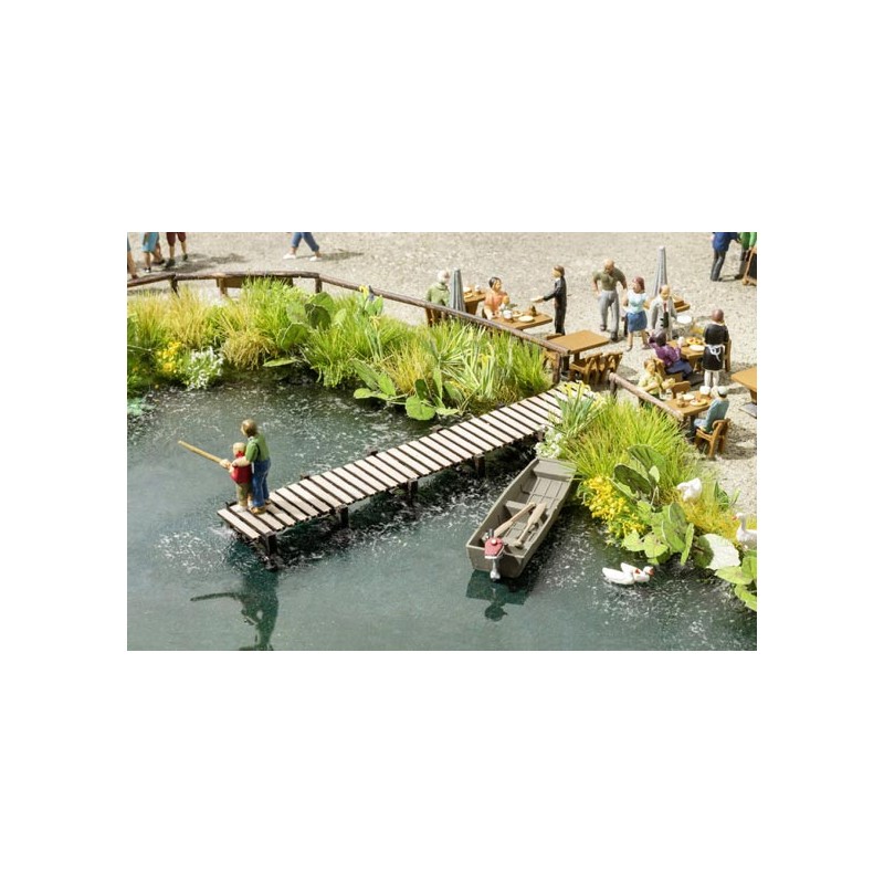 Pasarela de madera. NOCH 14223