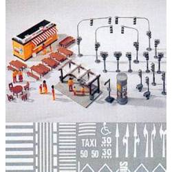 Set mit urbanen Accessoires.