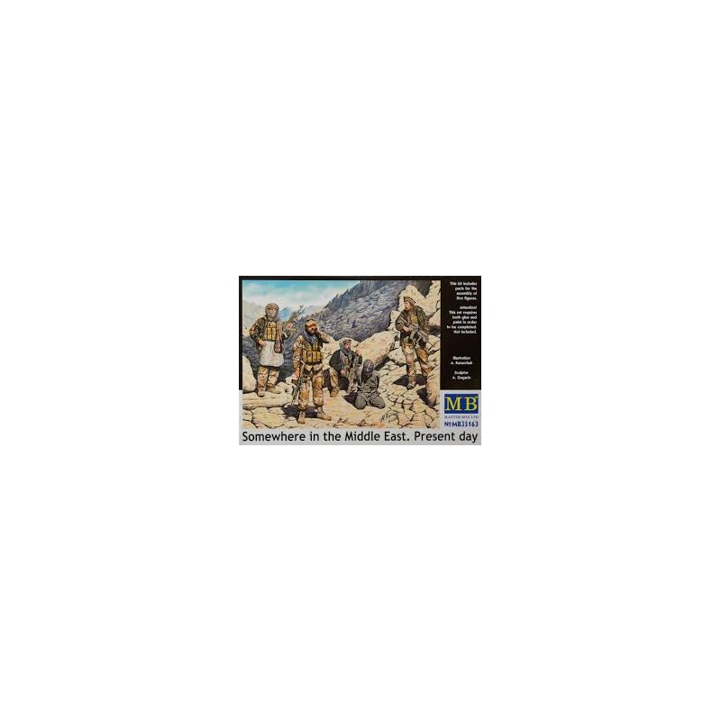 Combatientes en Oriente Medio. MASTER BOX 35163