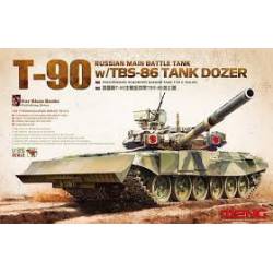 T-90 mit Frontschaufel.