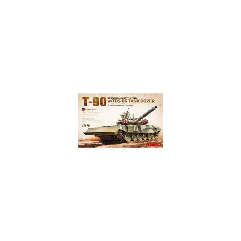 T-90 con pala frontal. MENG TS-014 T-90 con pala frontal. MENG TS-014