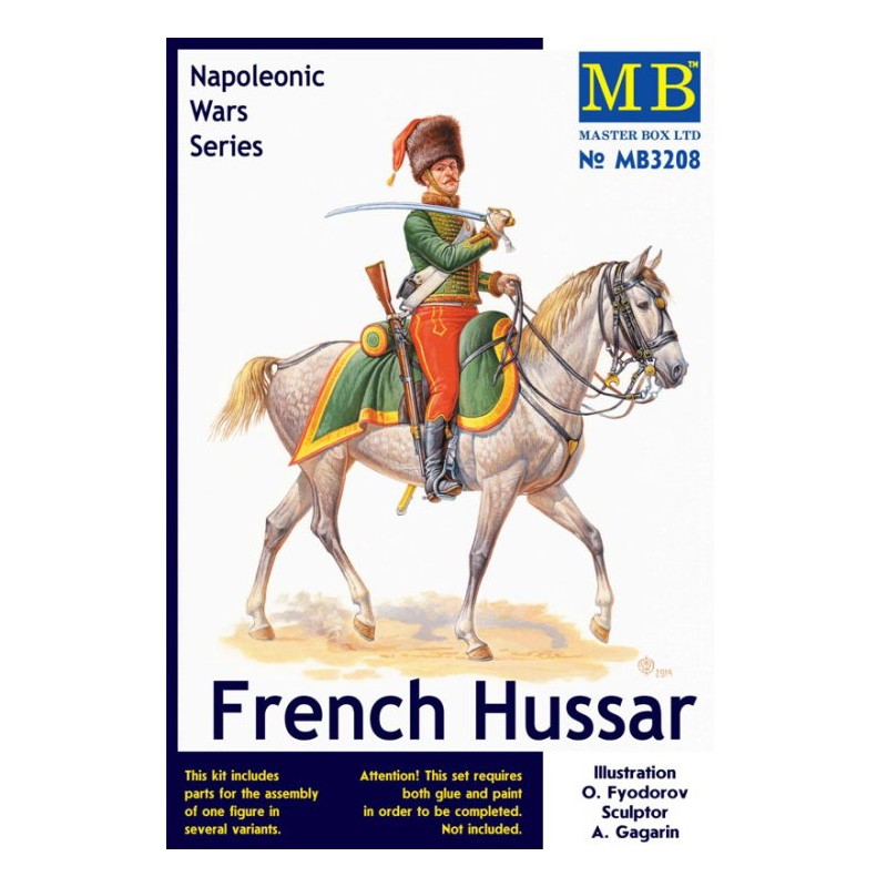 Húsar francés. Guerras napoleónicas. MASTER BOX 3208