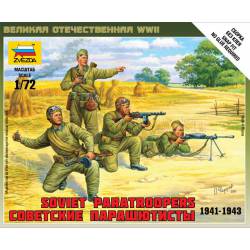 Soviet paratroopers. 1941-43.