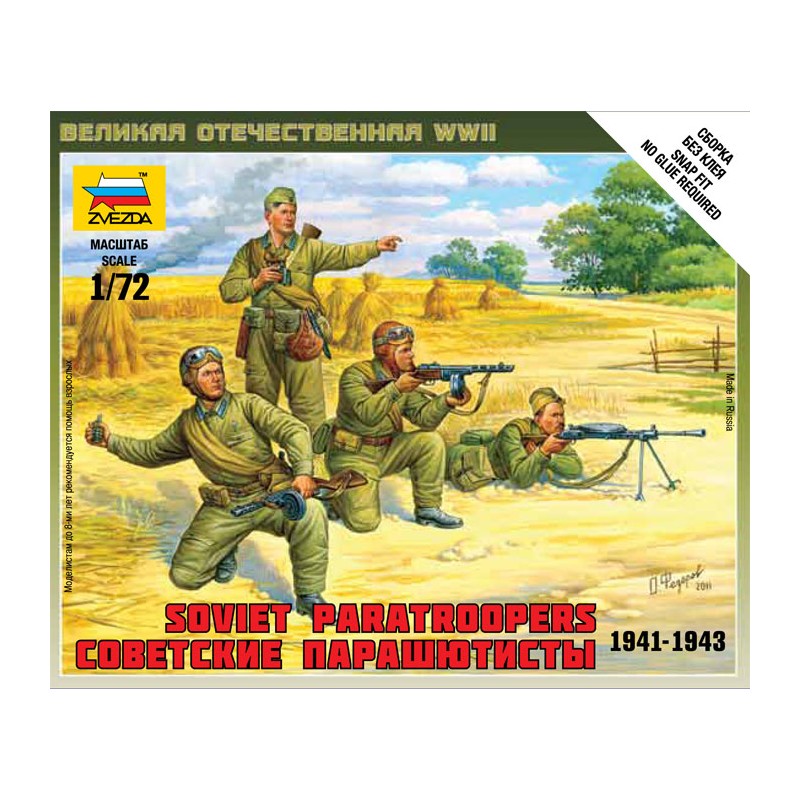 Paracaidistas soviéticos. 1941-43. ZVEZDA 6138