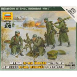 Unité de mortiers allemande (uniforme d’hiver).
