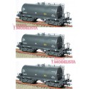 Set de tres cisternas de bogies, RENFE. KTRAIN 0754B