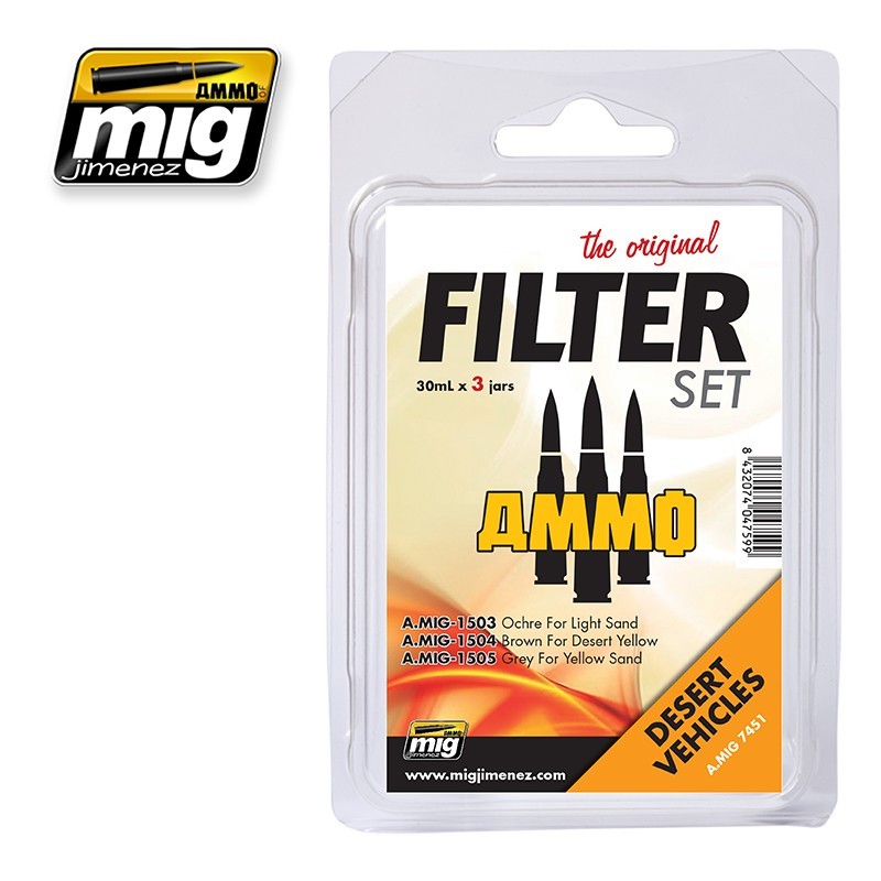 Filter Set: Desert vehicles. AMIG 7451 Filter Set: Desert vehicles. AMIG 7451