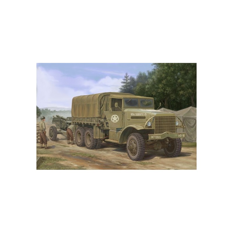 US White 666 Cargo Truck (Soft Top). HOBBY BOSS 83802