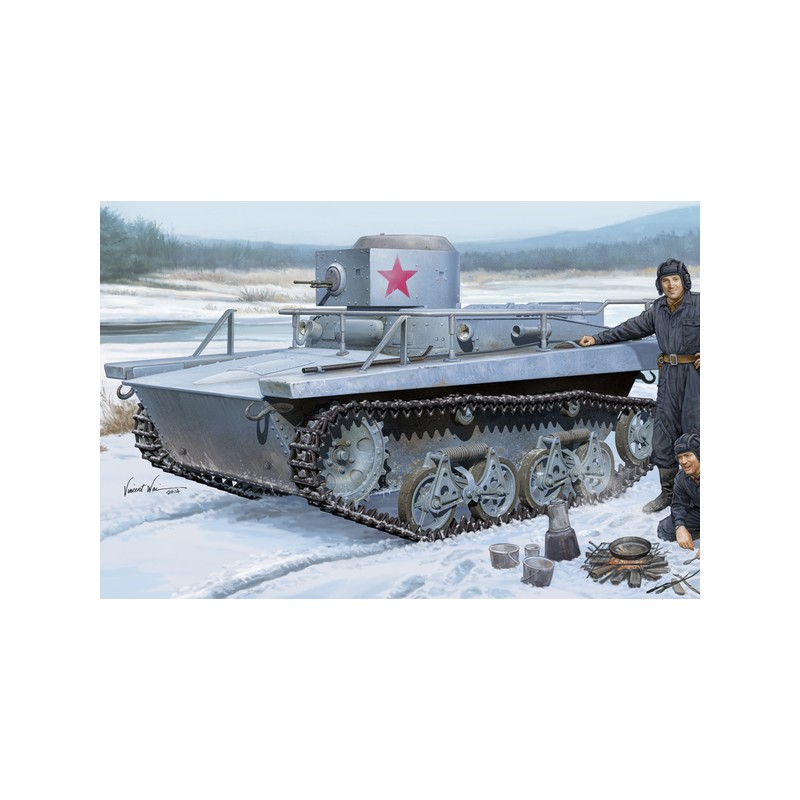 Soviet T-37TU Command Tank. HOBBY BOSS 83820